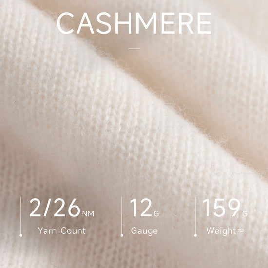 COMOBOCA 100% Cashmere Women's Round Neck Knit sweater