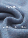 COMOBOCA 100% Cashmere Women's Sweater with Built-in Collar