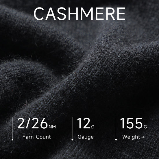 COMOBOCA 100% Cashmere Women's Sweater with Built-in Collar