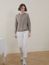100% Cashmere Women's Knit Sweater Hoodie